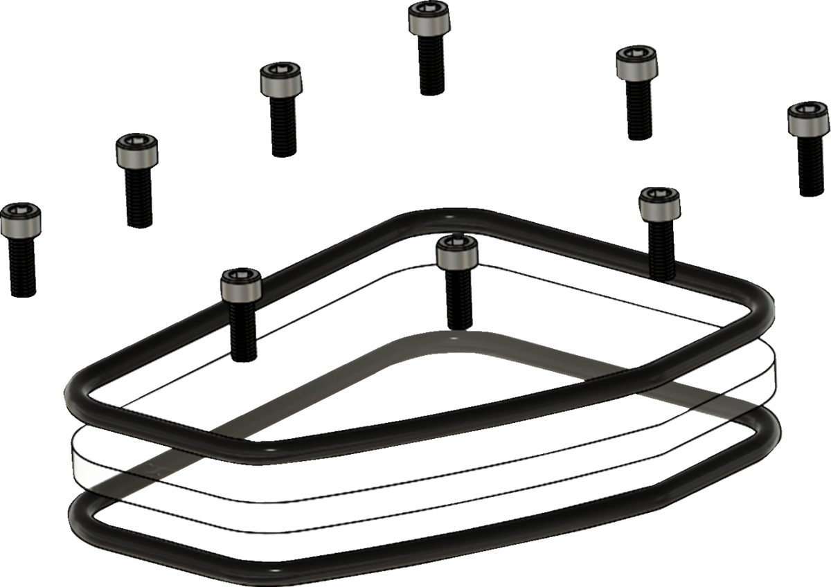 Trask Assault Cam Cover Repair Kit - Twin Cam