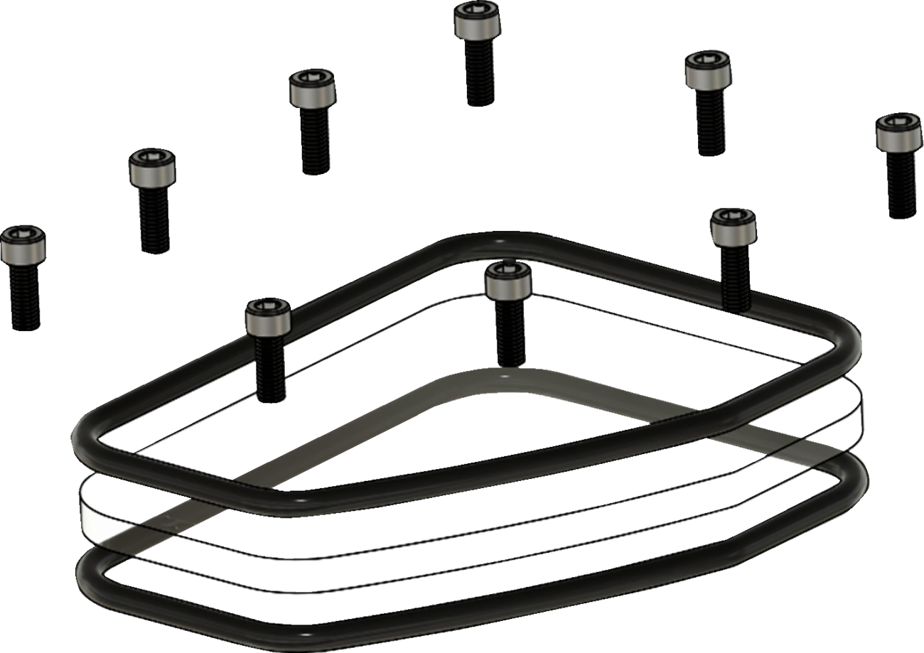 Trask Assault Cam Cover Repair Kit - Twin Cam