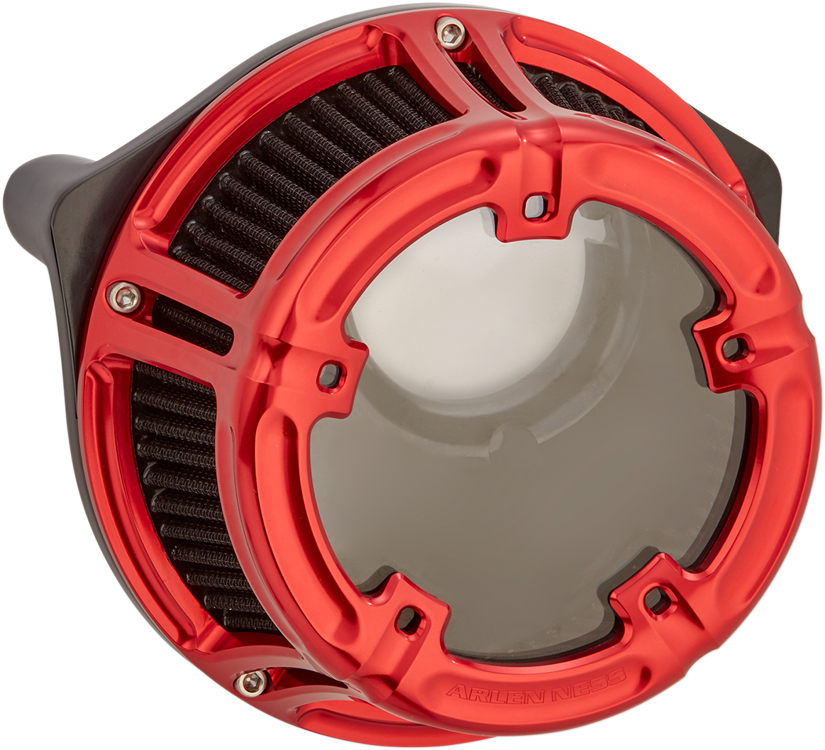 Arlen NESS Method™ Clear Series Air Cleaner - Red
