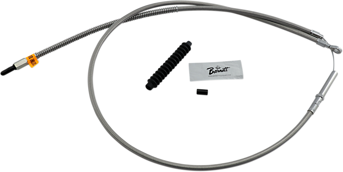 Barnett High-Efficiency Stainless Steel Clutch Cable For Harley-Davidson - +10" - '08-'16 Touring/Trike