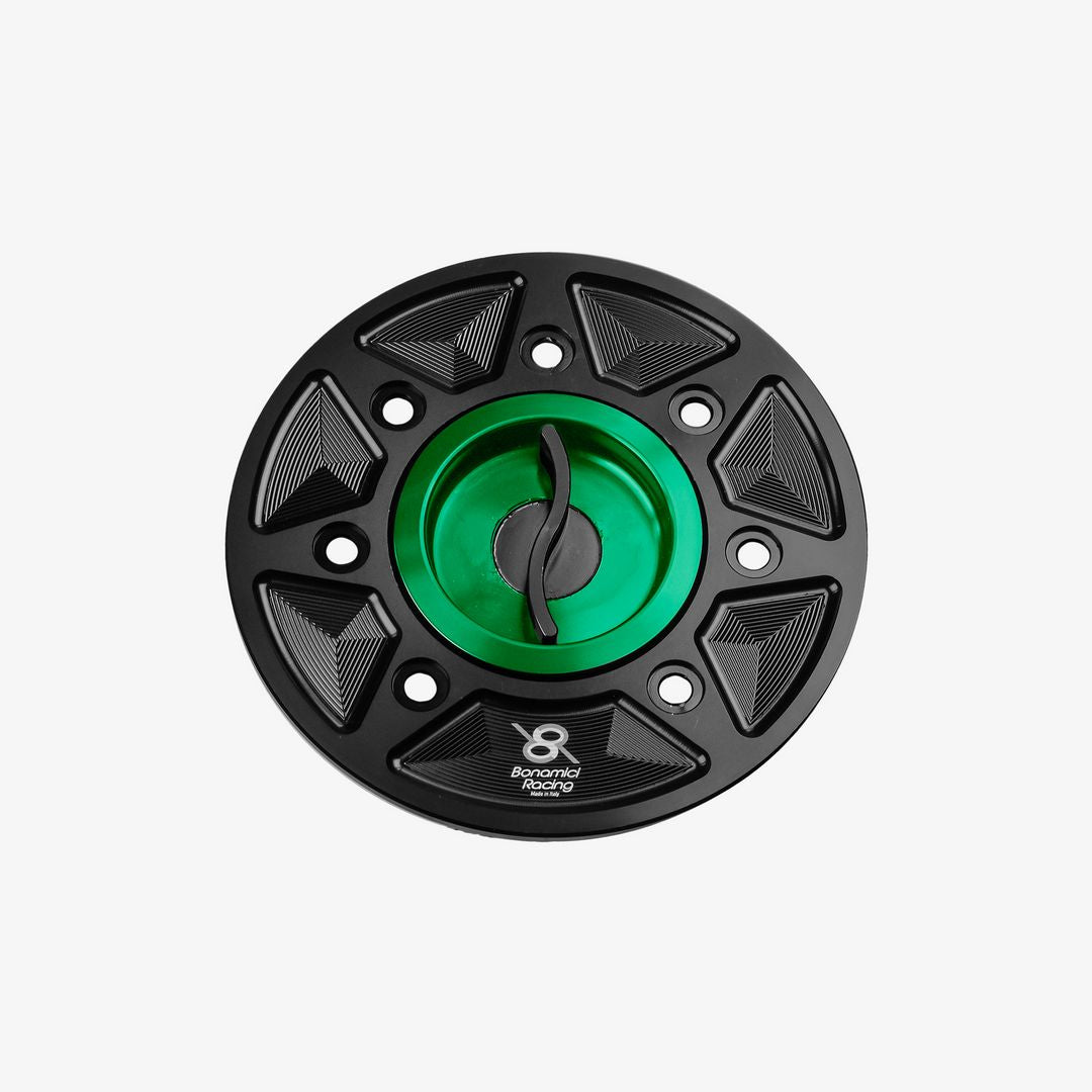 Bonamici Racing Tank Cap - Kawasaki Ninja 400 - ZX-4R-RR - ZX-6R - ZX-10R - Z650 - Z900 - Green