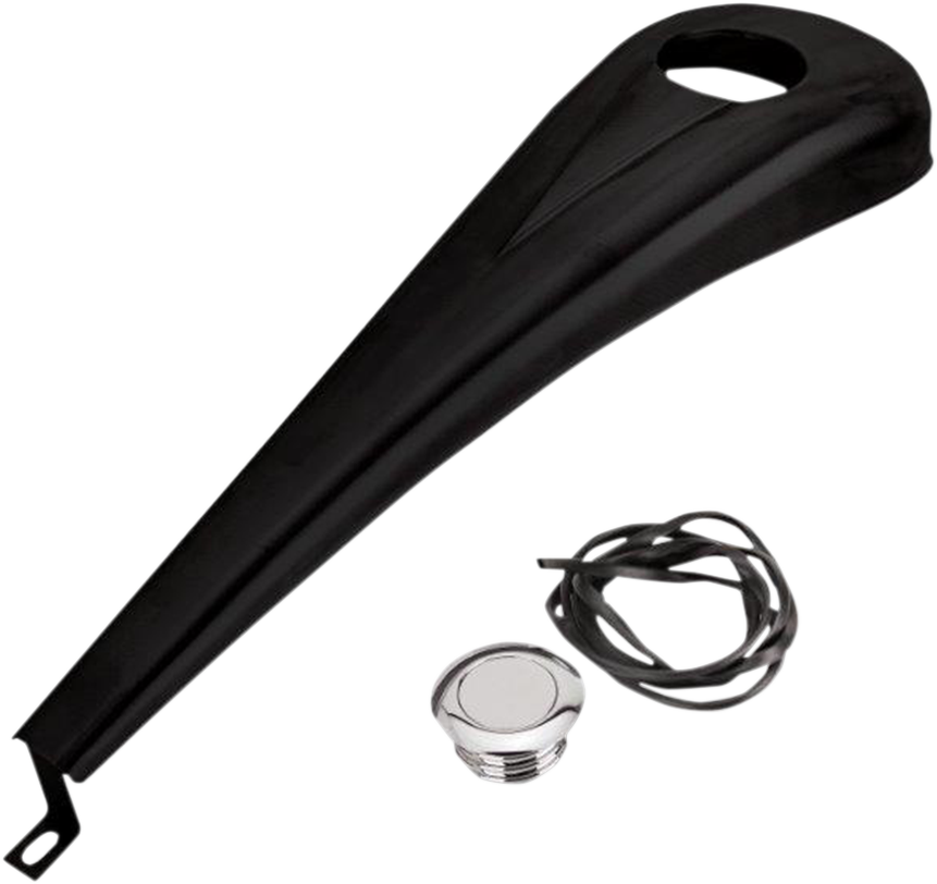 Paul Yaffe Bagger Nation Steel Dash Kit For 6-Gallon Tank - Gloss Black Powdercoat