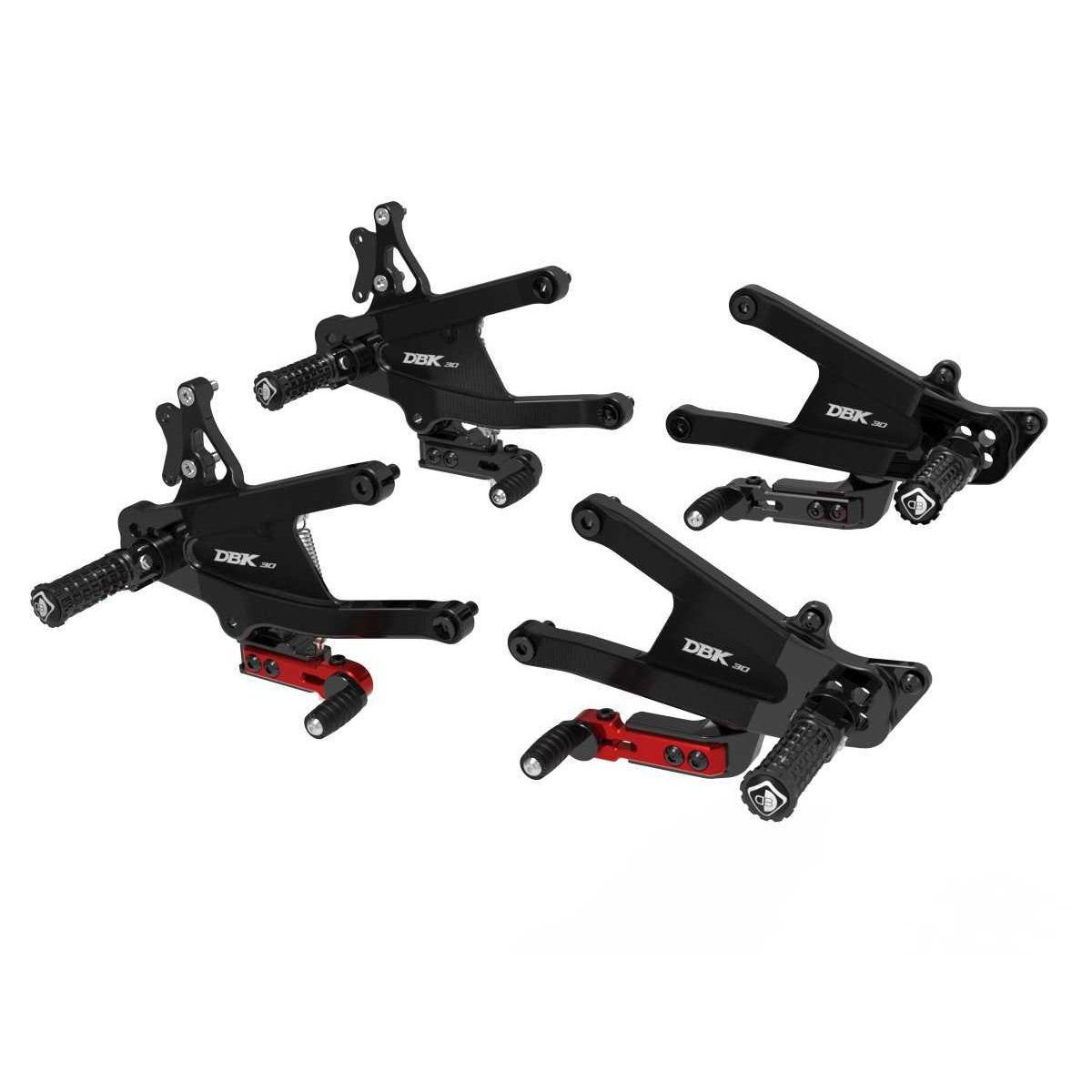Ducabike DBK Adjustable Rearsets for Ducati Panigale V4 V4S Tricolore