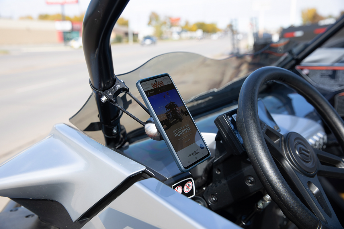 Klock Werks Roll Cage Phone Mount - Offset - 1-5/8"