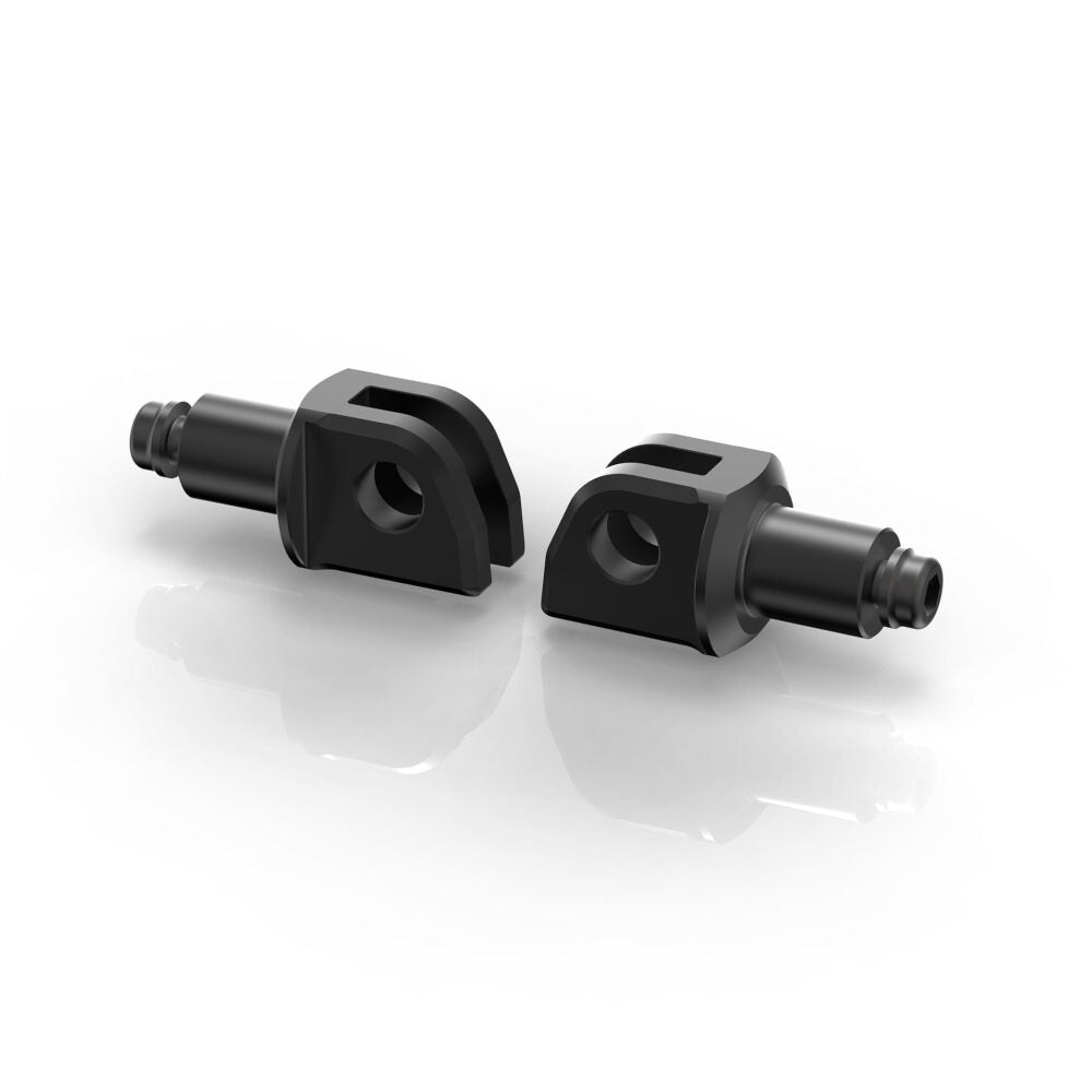 Rizoma Peg Mounting Kit - Black / Rider