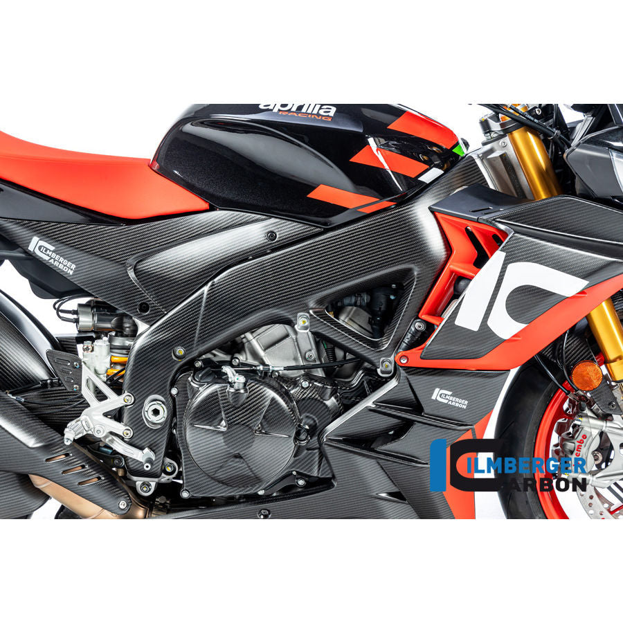 Ilmberger Carbon Fiber Frame Cover Set for Aprilia Tuono V4 1100 Factory