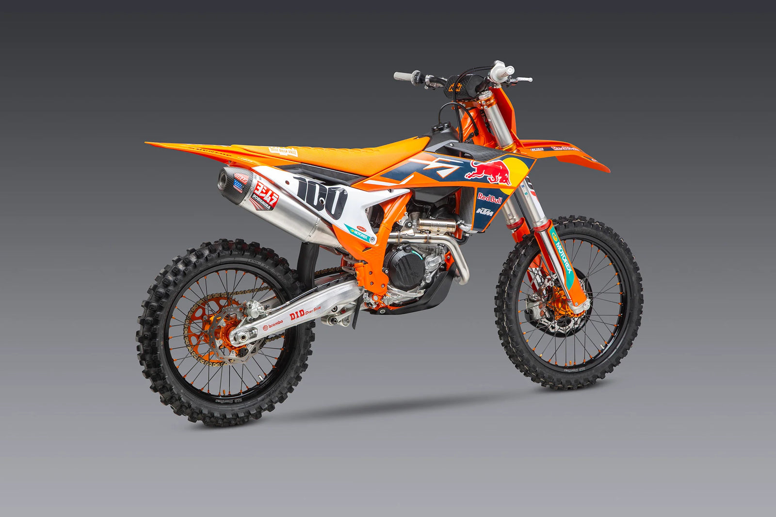 Yoshimura KTM 450sx-F FE 22-26/Husqvarna FC450 RE 22-26 RS-12 Stainless Full Exhaust, W/ Aluminum Muffler