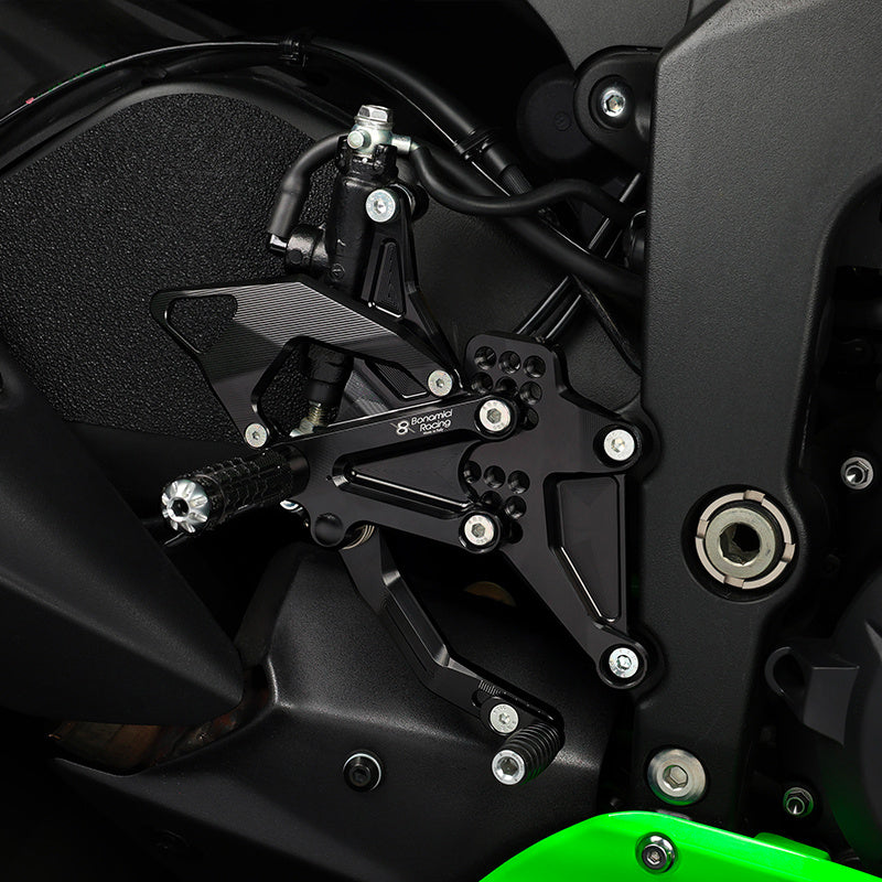 Bonamici Racing Adjustable Rearsets - Kawasaki ZX-6R