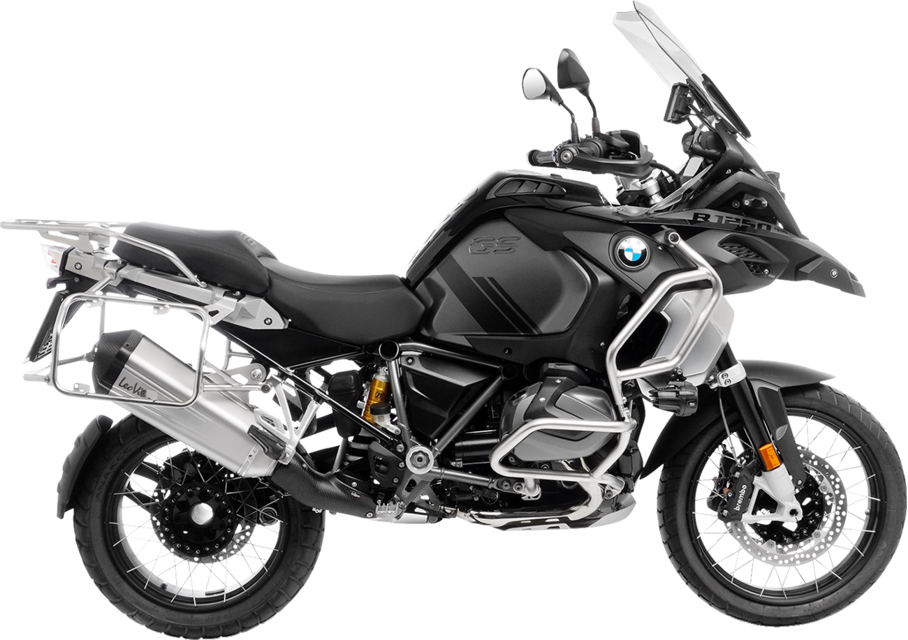 LeoVince LV-12 R Slip-On Muffler - Stainless Steel - BMW R 1200 GS