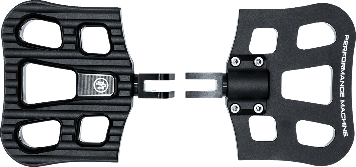 Performance Machine (PM) Drifter Floorboards - Rider - Black Ops - FL