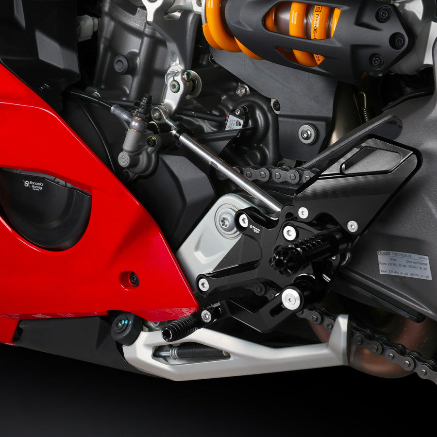 Bonamici Racing Adjustable Rearsets - Ducati Panigale V2 - V2S