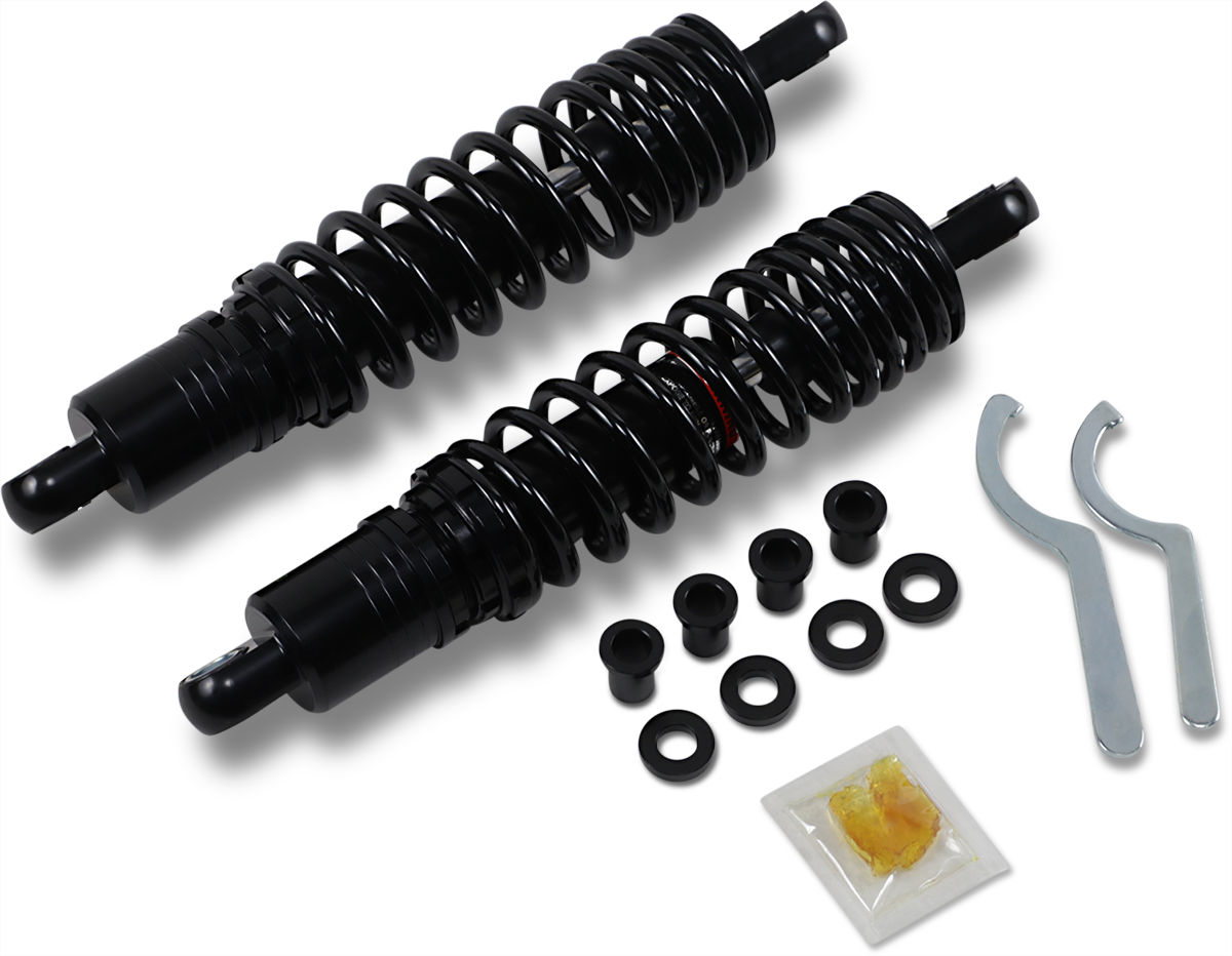 Drag Specialties Shocks Premium Ride-Height Adjustable Shocks - 12.5" - Heavy Duty - Black