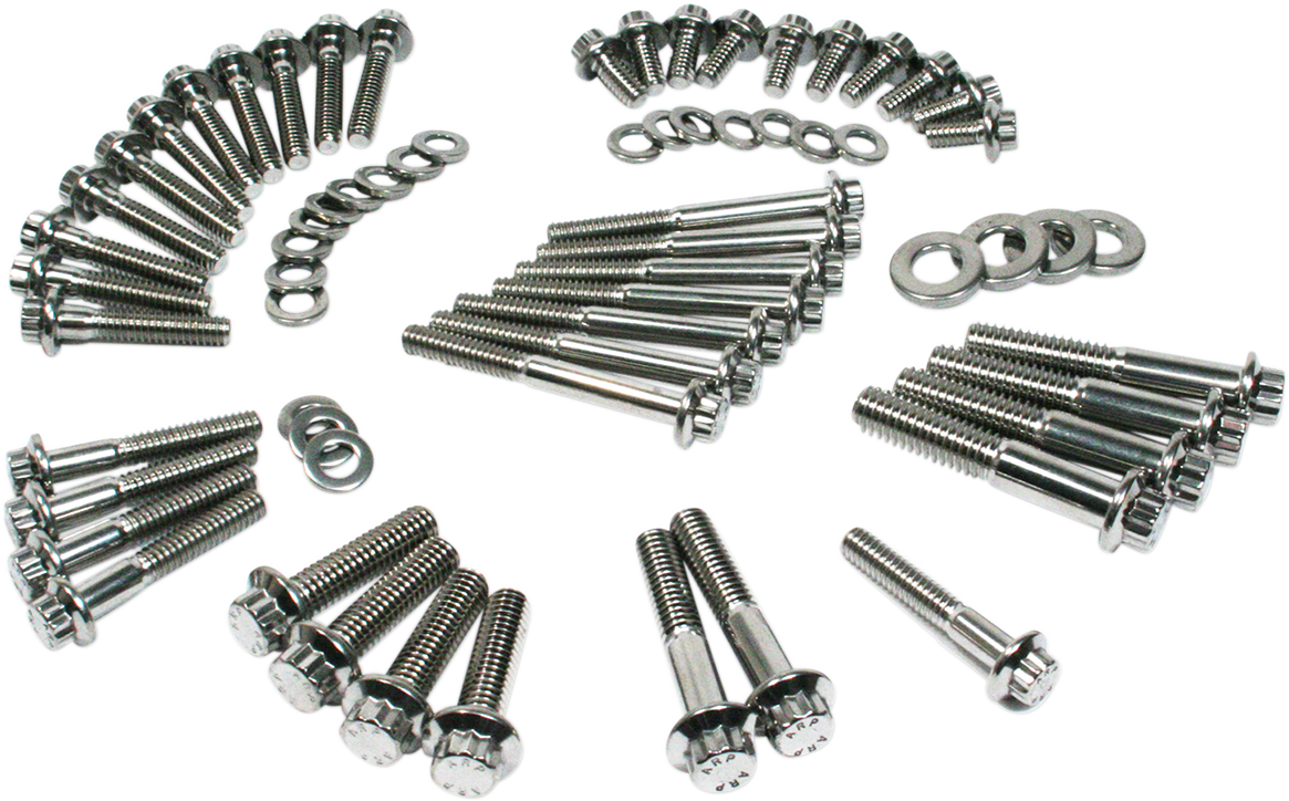 Feuling Parts Fastener Kit - External Primary/Transmission - 12-Point - FL