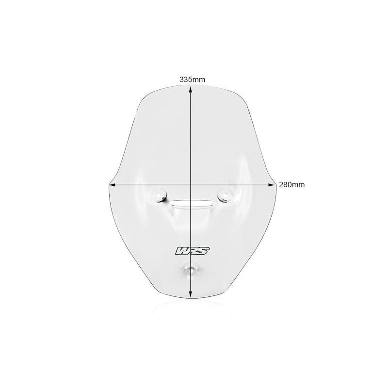 WRS Tall Touring Windscreen for Ducati Diavel V4