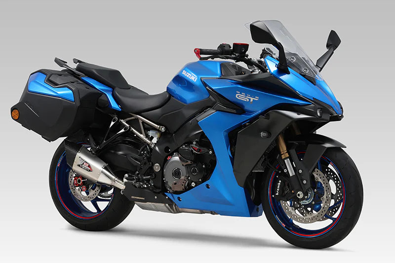 Yoshimura GSX-S1000GT 2022-26 R-11Sq Stainless Slip-On Exhaust W/ Satin Muffler