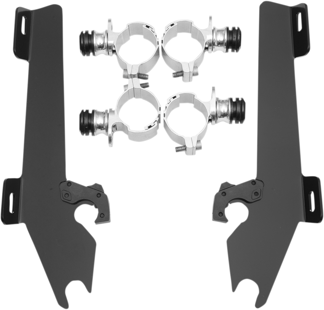 Memphis Shades Batwing Trigger Lock Mounting Kit - VT 1300CS - Black