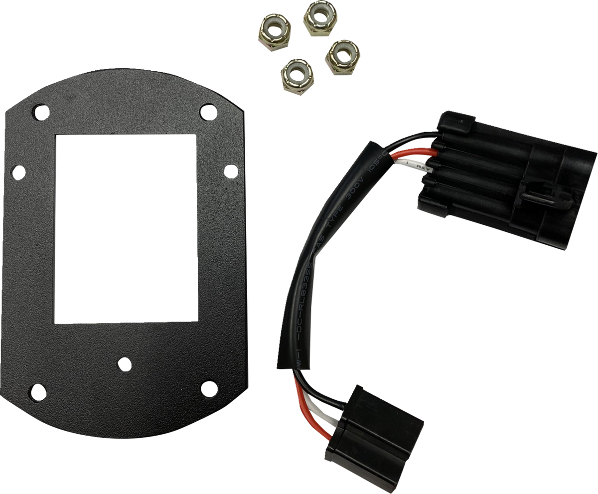 Custom Dynamics Mounting Kit - Headlight - Satin Black - FXLRST