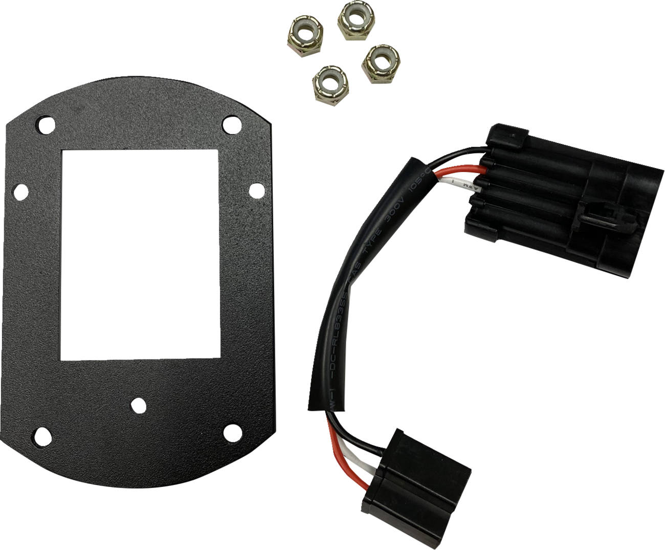 Custom Dynamics Mounting Kit - Headlight - Satin Black - FXLRST