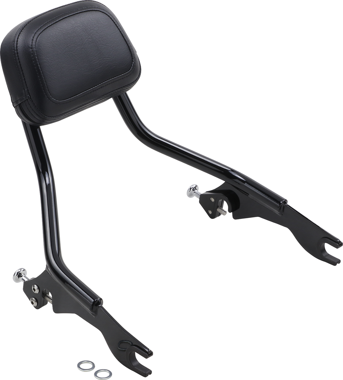 Cobra Detachable Backrest - Black - Short - FLH/FLT