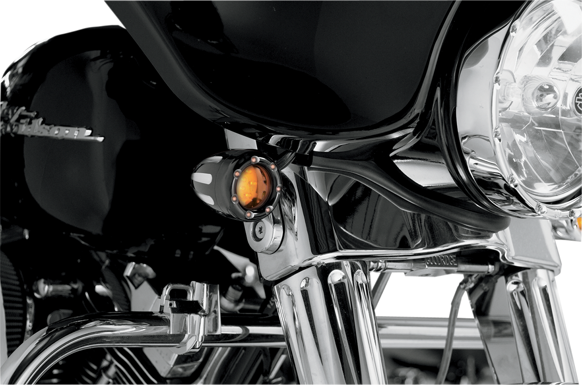 Arlen NESS Deep Cut Factory Style Turn Signals W/ LED Fire Ring