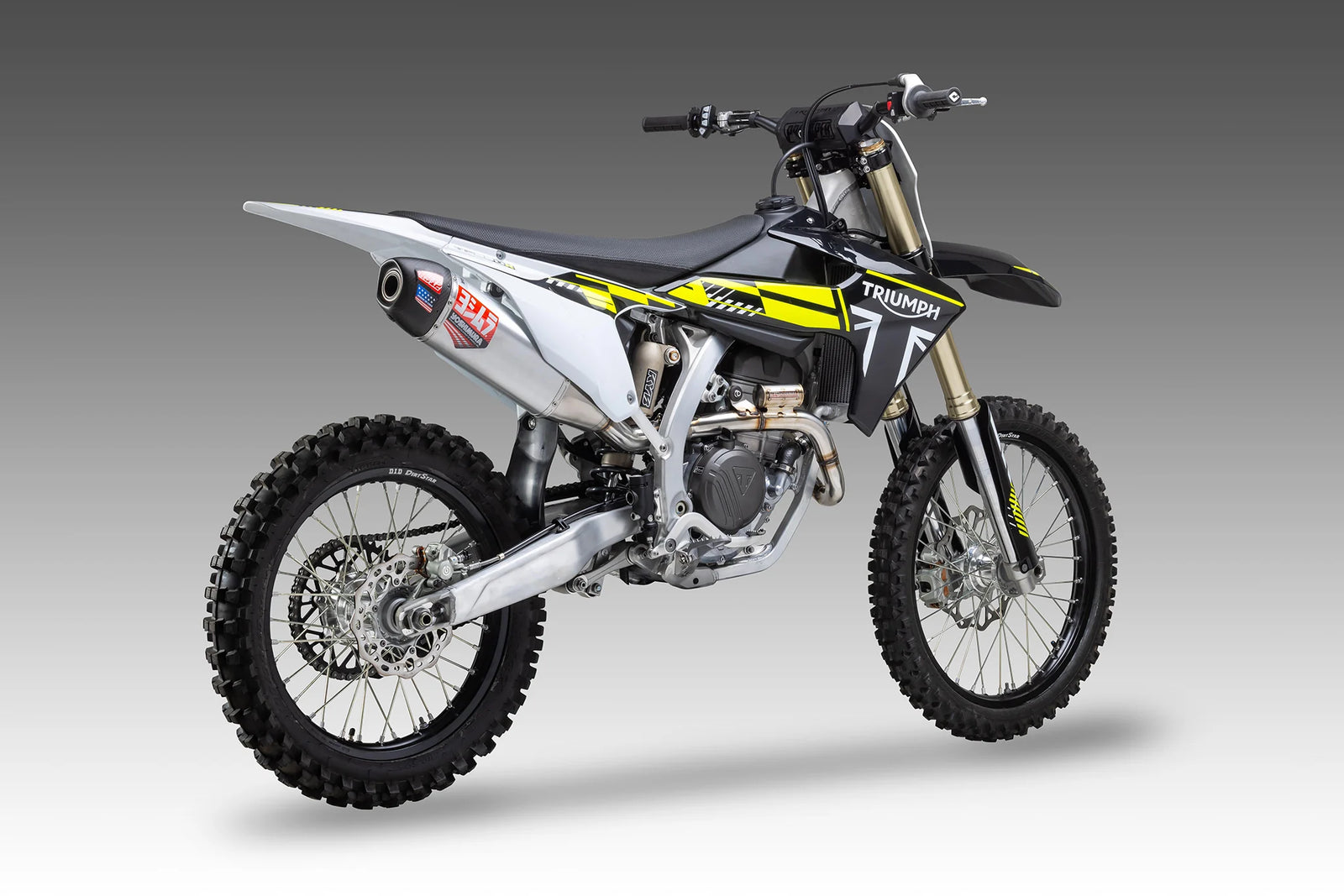 Yoshimura TF250 C/E/X 24-26 RS-12 Stainless Full Exhaust, W/ Aluminum Muffler