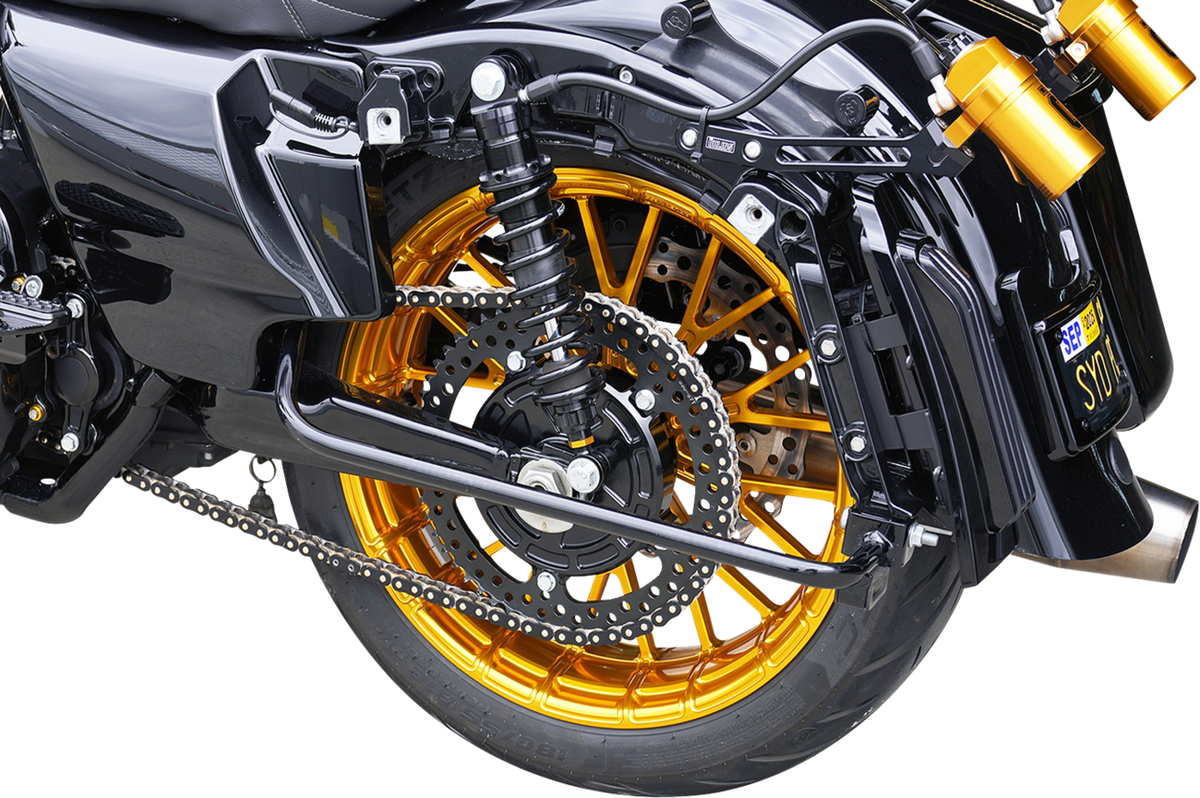 Arlen NESS Chain Drive Kit - 27/57 Tooth - Black - FLT/FLH
