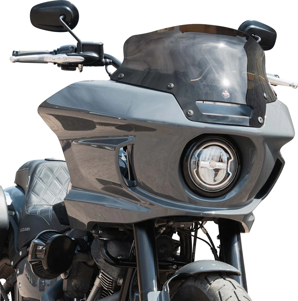 Klock Werks Kolor Flare® Windshield - 6" - Bronze - '22-'25 FXLRST