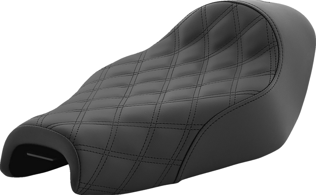 Saddlemen Renegade™ Solo Seat - Lattice Stitched - Black - XL '04-'20