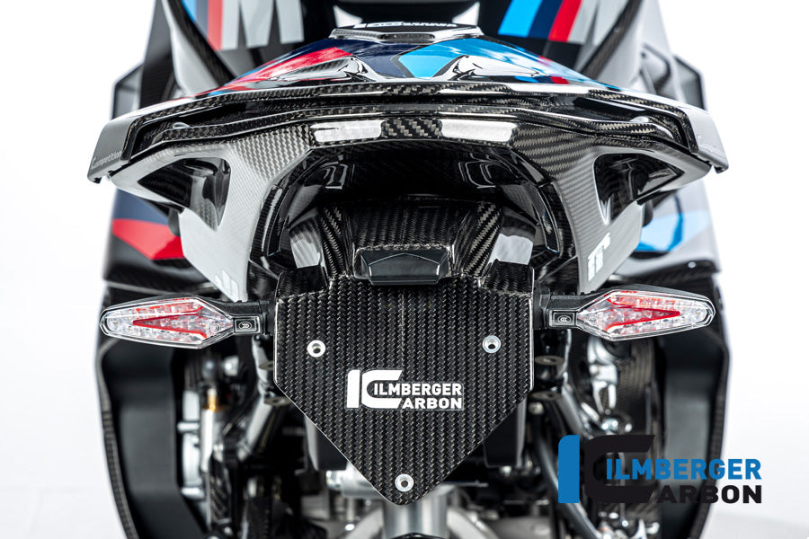 Ilmberger Carbon Rear Lower Seat Under Tray BMW M1000RR 2023-2026 - Gloss / Twill