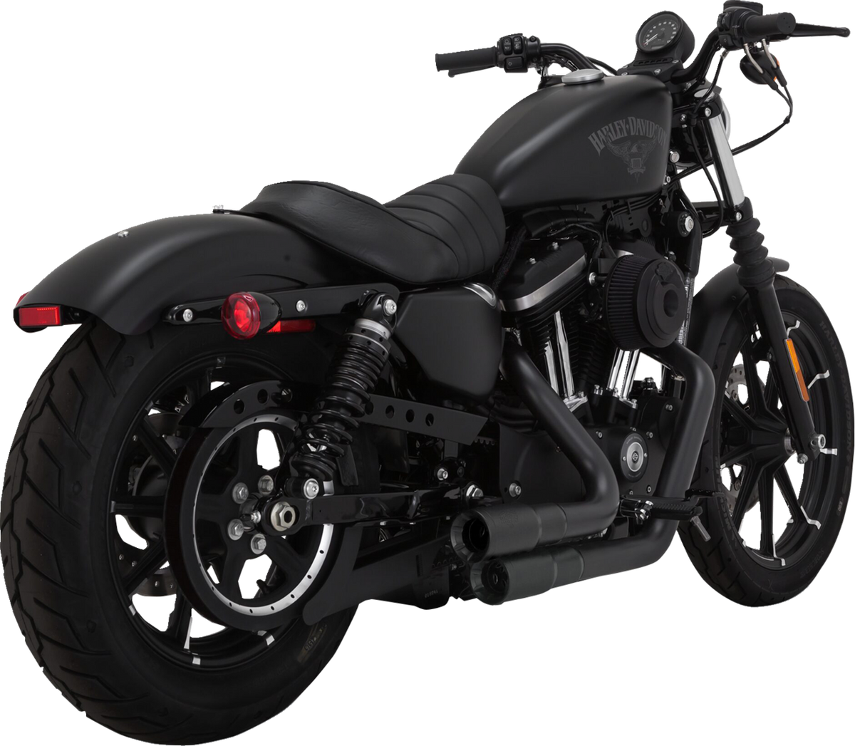 Vance & Hines 2-Into-2 Mini Grenades Exhaust System - Black