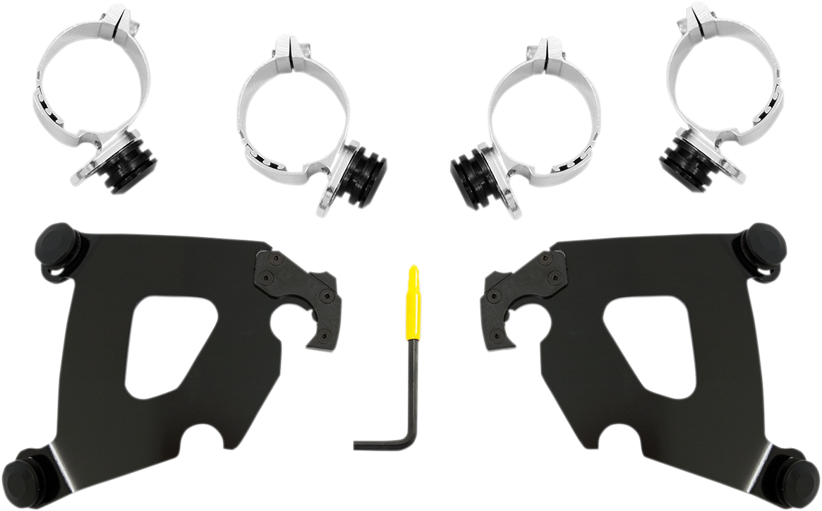 Memphis Shades Cafe Mounting Kit - Black - FXLR