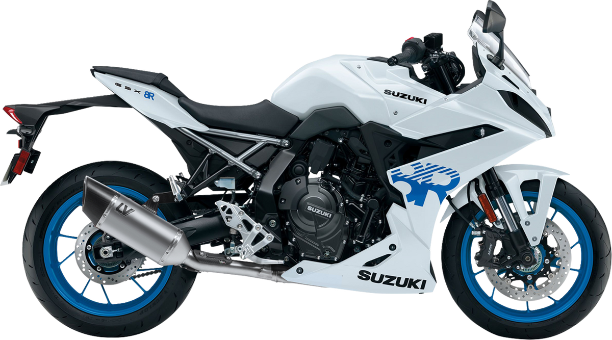 LeoVince 2-Into-1 LV-14 R Exhaust System - Natural / Titanium / 10.71 lb