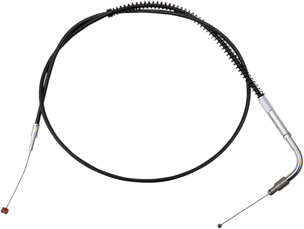 Barnett Black Vinyl Throttle Cable - +6" Size - 37-1/2" Length