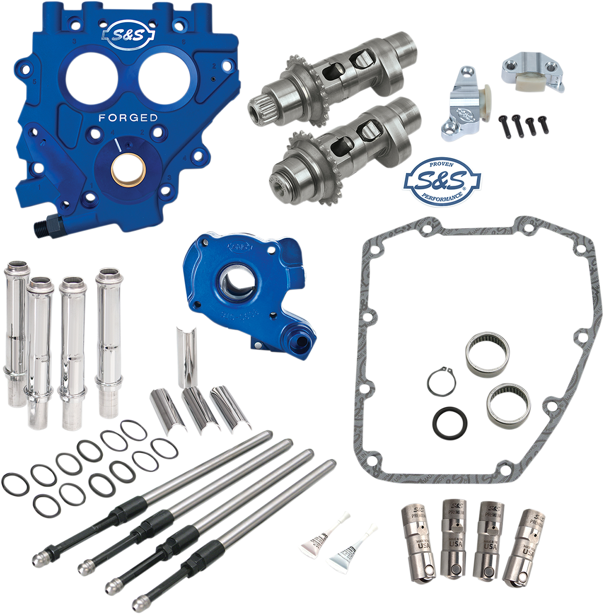 S&S Cycle Cam Chest With Plate Kit - 551CE - Easy Start Cams - Twin Cam