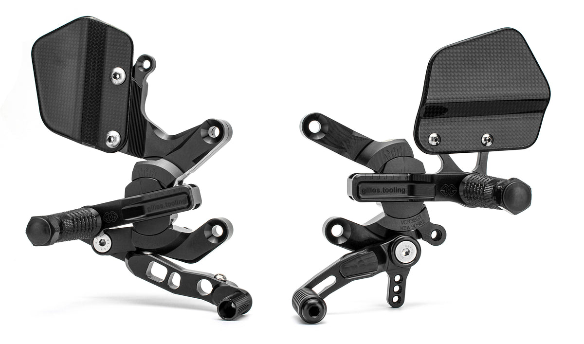 Gilles Tooling Footrest System VCR38GT Black