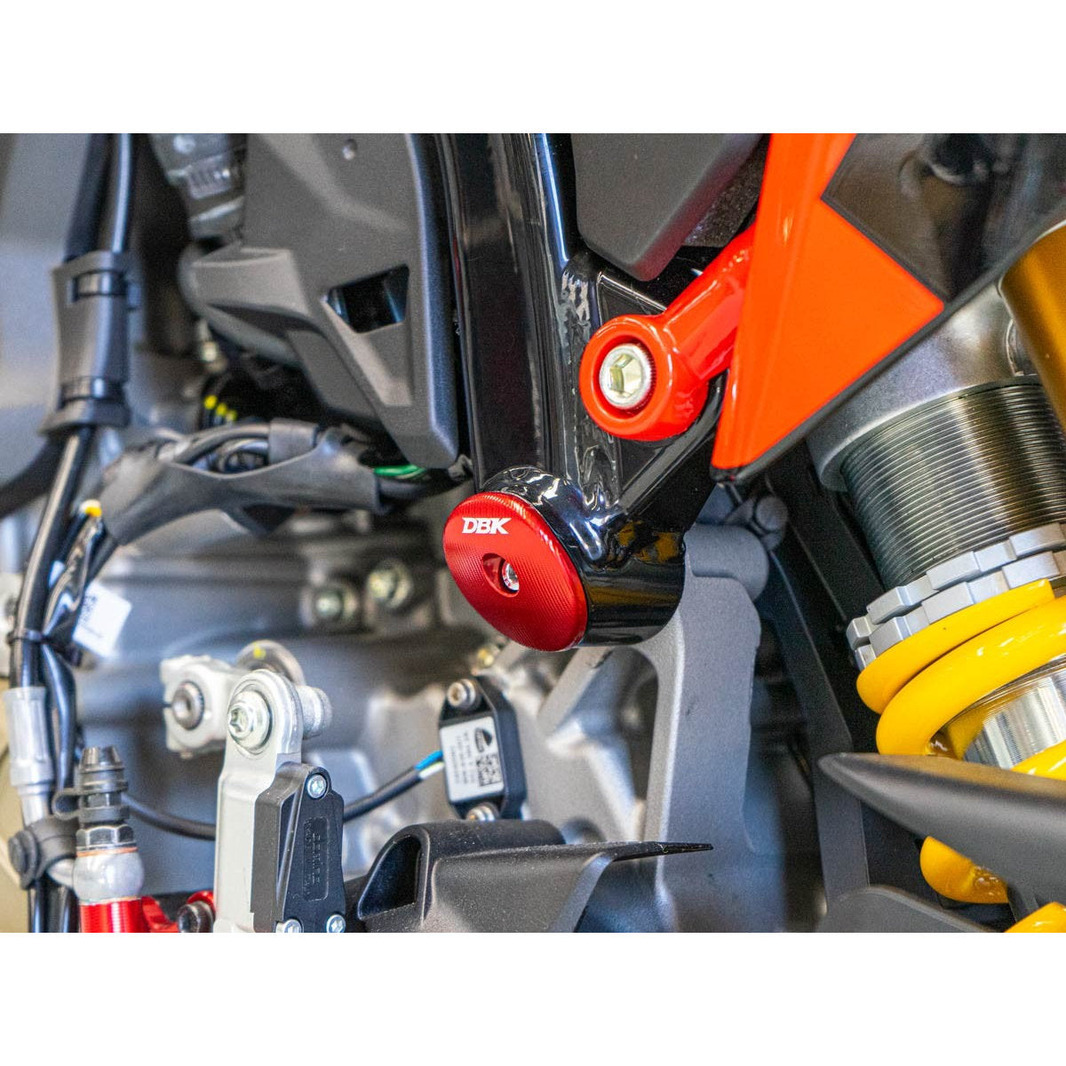 Ducabike DBK CNC Aluminum Frame Cap Plugs For Ducati Hypermotard 698 Mono