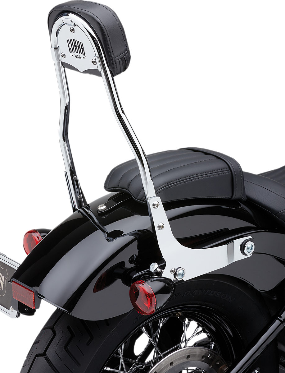 Cobra Backrest Kit - 14" - Chrome - FLHC/S