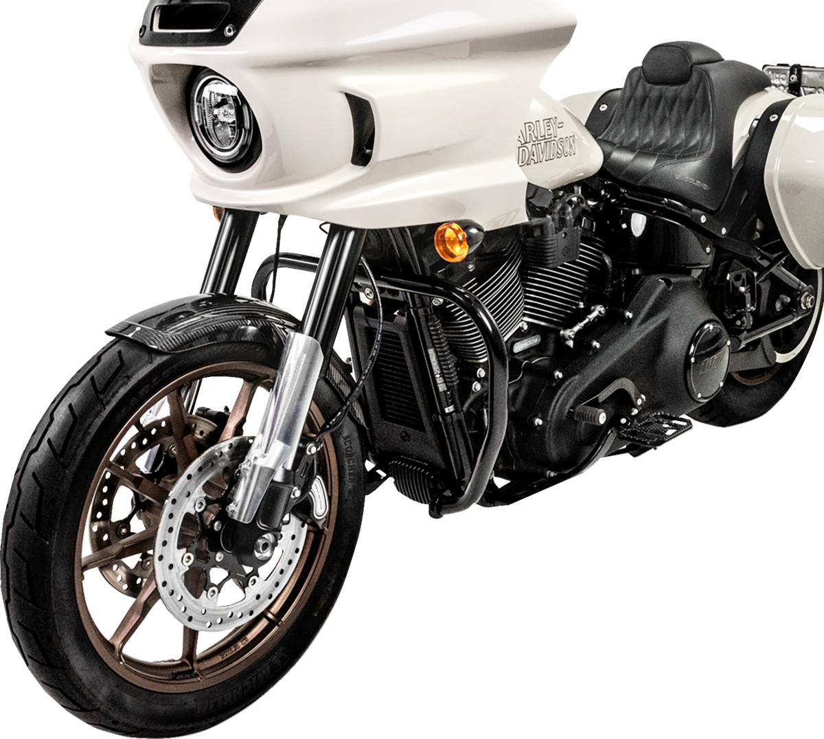 Saddlemen Front Fender Adapter - Raw - FXLRS/T