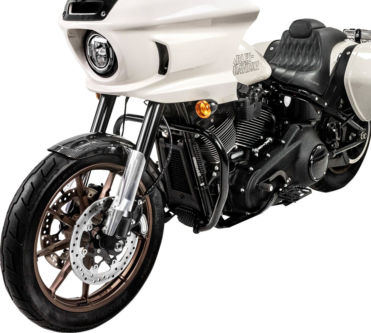 Saddlemen Front Fender Adapter - Raw - FXLRS/T