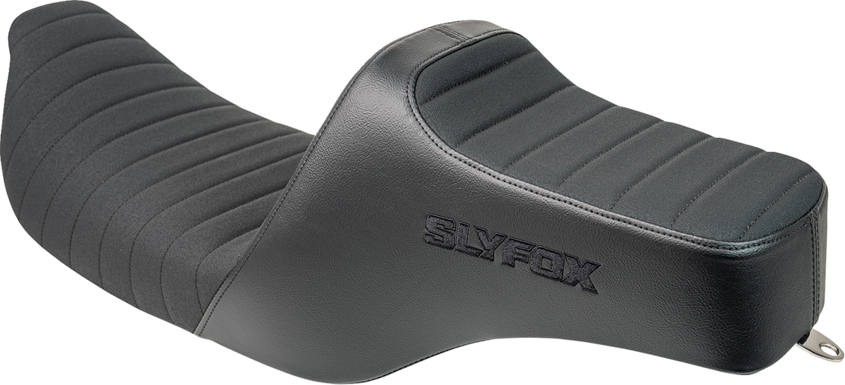 Slyfox High Noon Seat - Vinyl - Classic Stitch - Black Logo - FL '97-'07