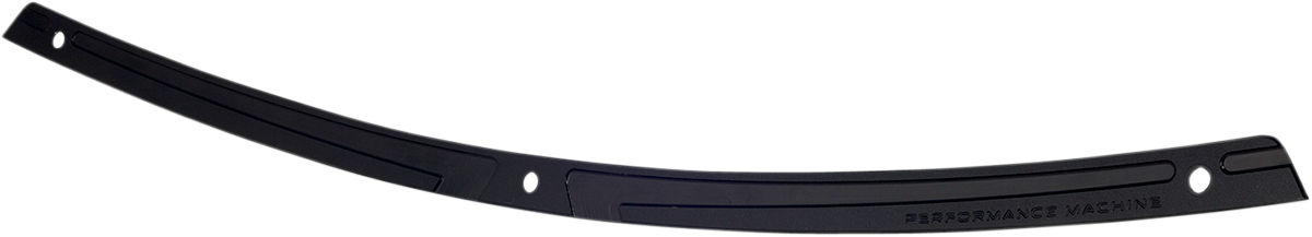 Performance Machine (PM) Windshield Trim - Scallop - Black Ops - FL '14-'21