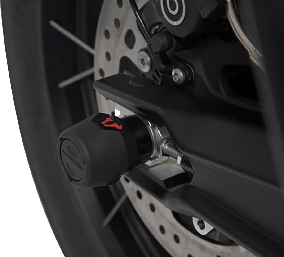 SW-Motech Axle Sliders - Rear - Set - Triumph Tiger