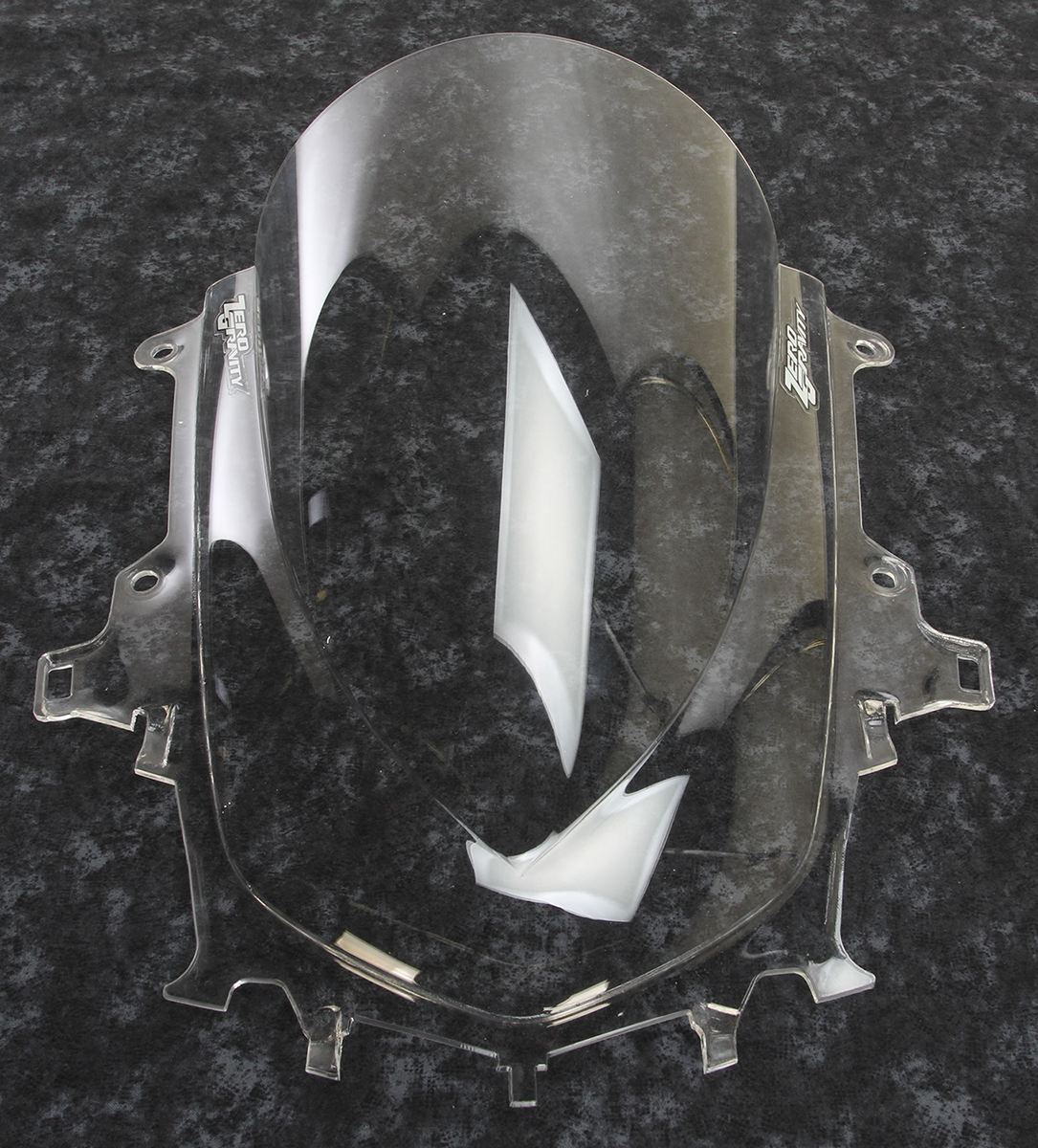 Zero Gravity Double Bubble Windscreen - Clear - R1