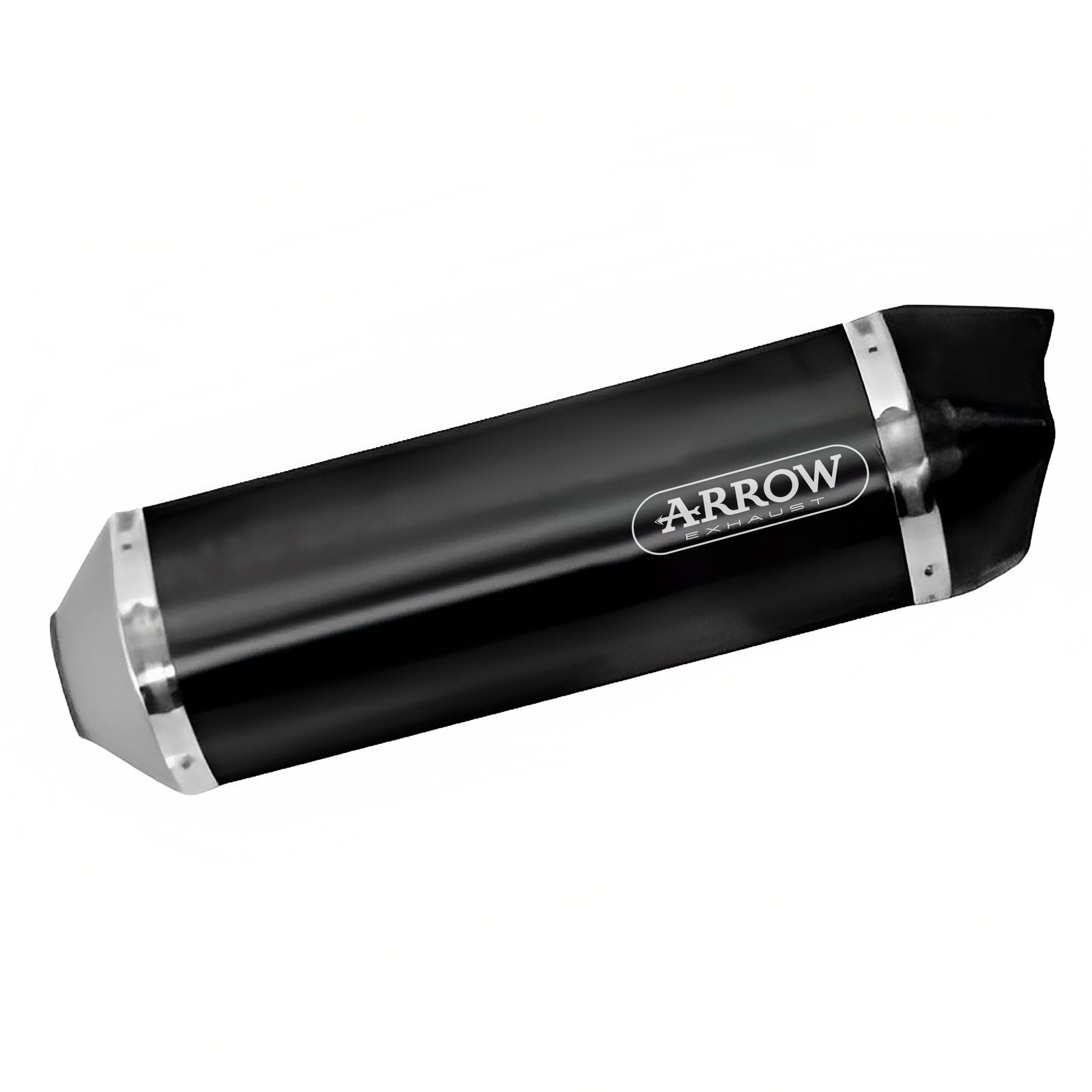 Arrow 71933AKN Race-Tech Aluminium Dark Slip On With Carbon End Cap