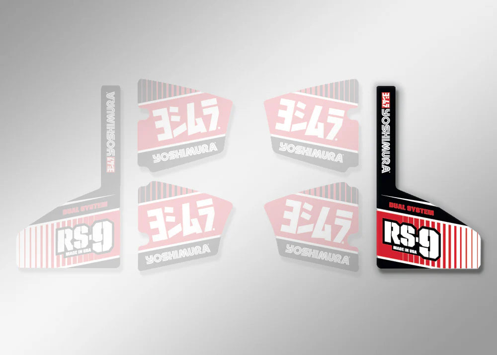Yoshimura Rs9 V2 Canister Decal, Right-Hand