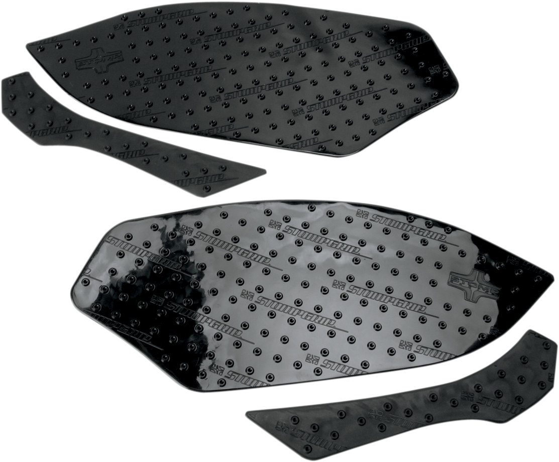 StompGrip Tank Grips - Volcano - Black - BMW - S '09-'14