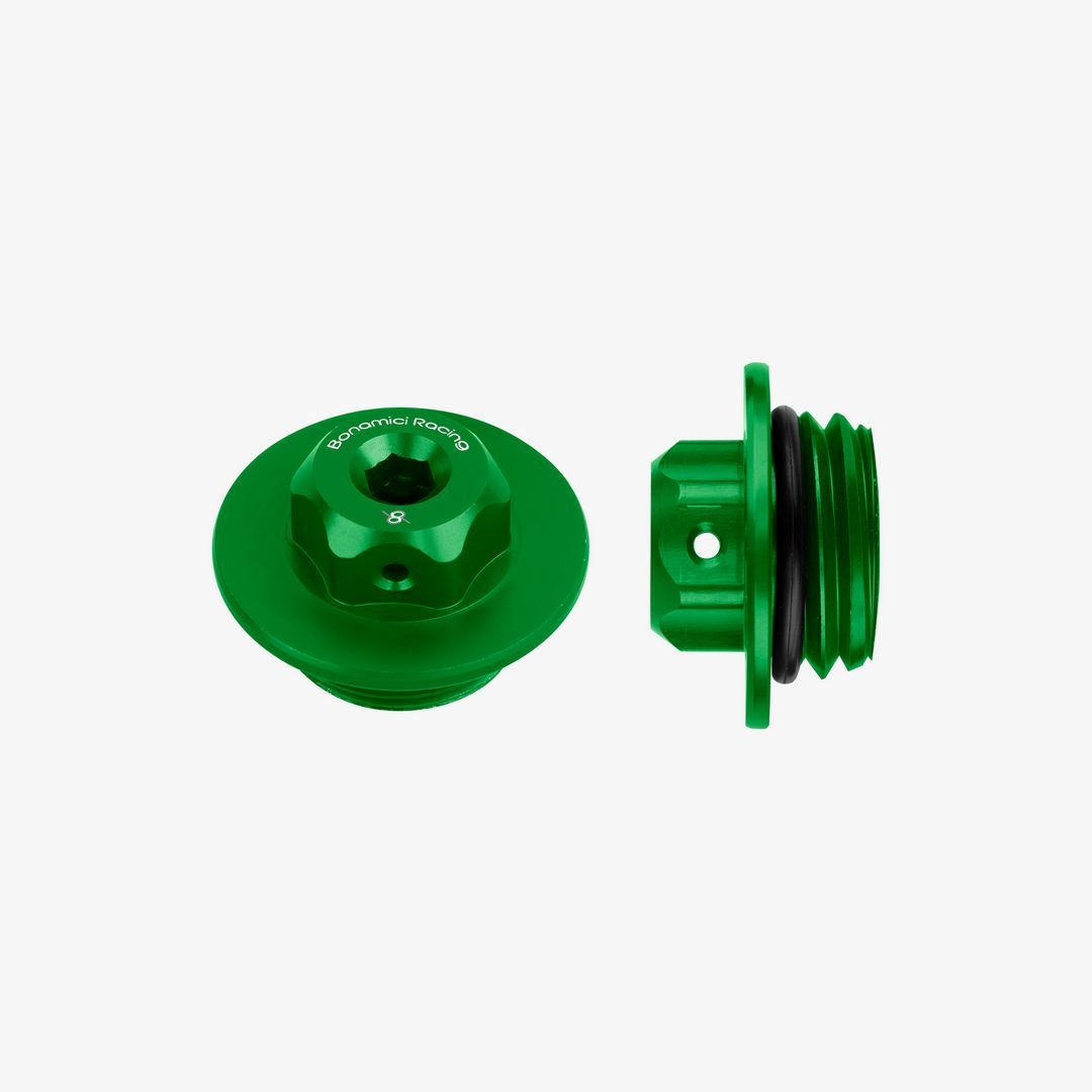 Bonamici Racing Oil Cap - M27x3 - Green