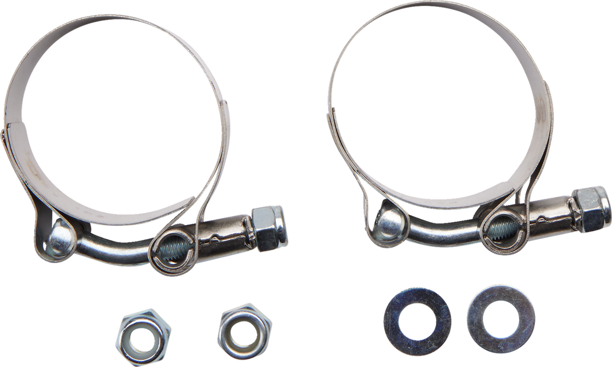Cobra 6-Into-6 Slip-On Mufflers - Chrome