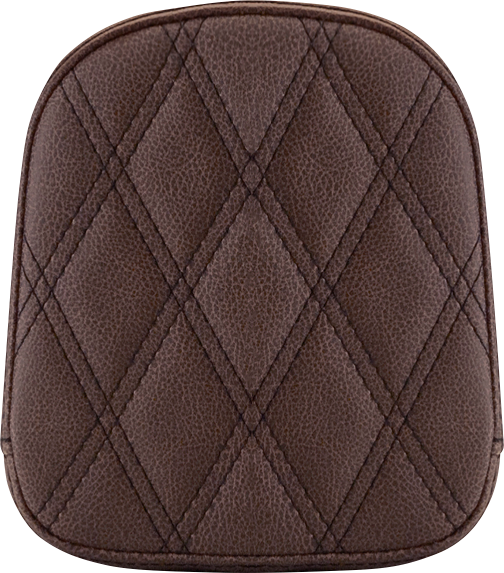 Saddlemen Sissy Bar Pad - Lattice Stitched - Brown FL '99-'22