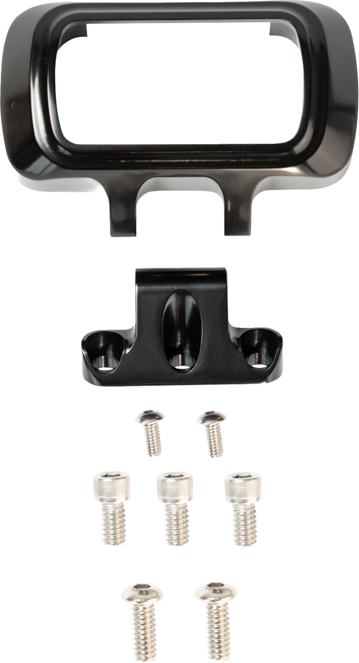 Kodlin USA Digital Gauge Bezel Kit For Ascent Pro Riser - Black / Gloss / 6061 Billet Aluminum